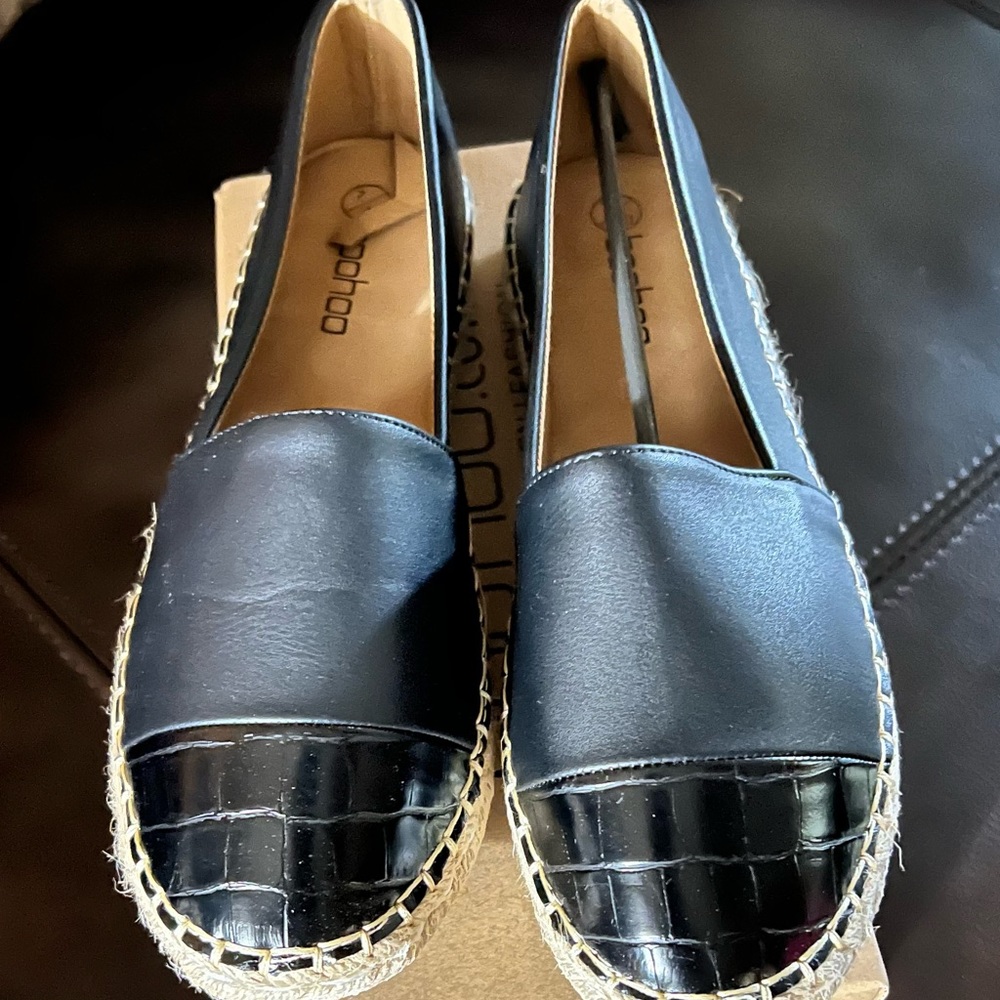 Toe cap basic espadrilles black